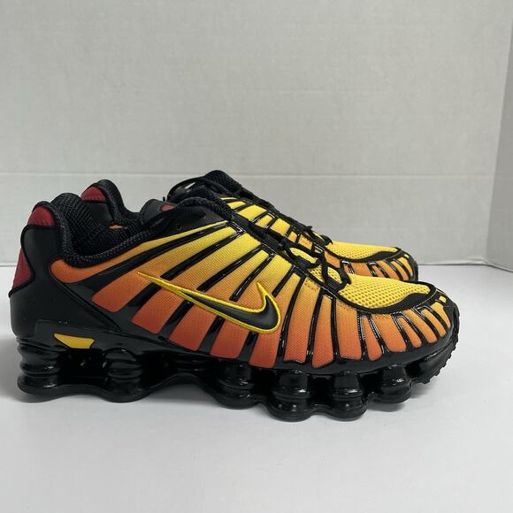 Nike Shox TL Sunrise Gradient AV3595 004 Size 11.5 Men Yellow Orange Black Shoes main image 7